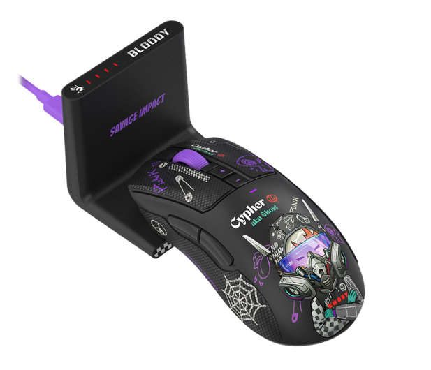 A4Tech BLOODY R73  ULTRA DUO Cypher Ghost - 1417895 - zdjęcie 2